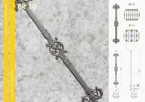 ELEMENTI PER RINGHIERE IN GHISA - CAST IRON RAILING ELEMENTS-14