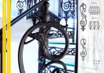 ELEMENTI PER RINGHIERE IN GHISA - CAST IRON RAILING ELEMENTS-22