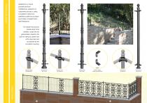 ELEMENTI PER RINGHIERE IN GHISA - CAST IRON RAILING ELEMENTS-38