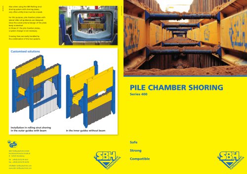 PILE CHAMBER SHORING SERIES 400