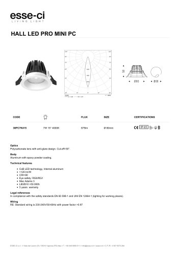 HALL LED PRO PC