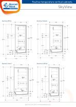 Positive temperature vertical cabinets : SkyView-3