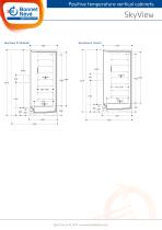 Positive temperature vertical cabinets : SkyView-4