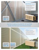 SOUNDWALLS - PVC Sound Barrier - Wall Systems . Lightweight and easy-to-install . Lower installed costs - 3