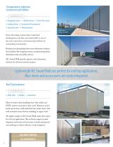 SOUNDWALLS - PVC Sound Barrier - Wall Systems . Lightweight and easy-to-install . Lower installed costs - 4