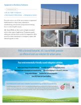 SOUNDWALLS - PVC Sound Barrier - Wall Systems . Lightweight and easy-to-install . Lower installed costs - 5