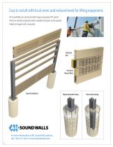 SOUNDWALLS - PVC Sound Barrier - Wall Systems . Lightweight and easy-to-install . Lower installed costs - 6