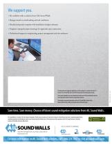 SOUNDWALLS - PVC Sound Barrier - Wall Systems . Lightweight and easy-to-install . Lower installed costs - 8