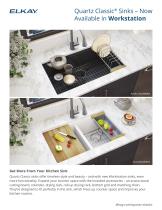 Quartz Classic® Sinks – Now Available in Workstation-1