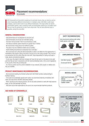 Placement Recommendations for SAS Walling