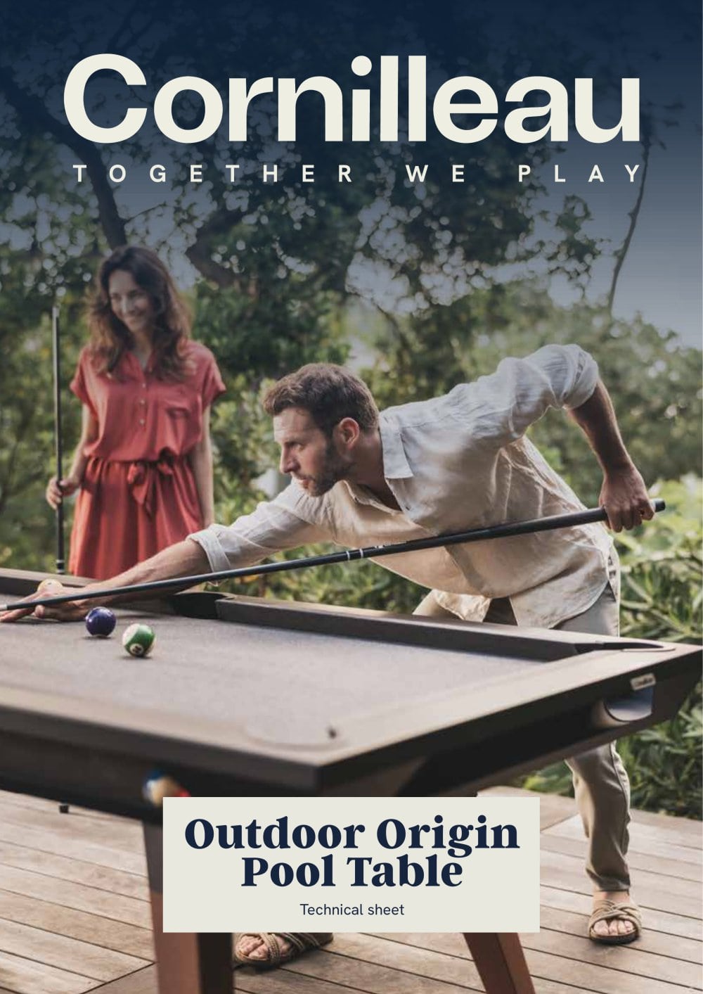 Outdoor Origin Pool Table - Cornilleau