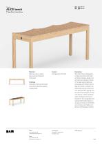 Product sheet - ALICE bench - 1