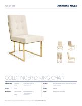 GOLDFINGER DINING CHAIR - 1