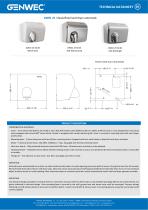 GW01 25 Classicflow hand dryer automatic