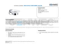 GW05 43 04 02 “CRETA SERIES” soap dish