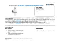 GW05 44 04 02 “CRETA SERIES” wall mounted soap dispenser-1