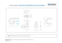 GW05 44 04 02 “CRETA SERIES” wall mounted soap dispenser-2