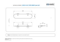 GW05 51 04 02 “CRETA SERIES” glass shelf-2