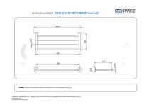 GW05 52 04 02 “CRETA SERIES” towel rack-2