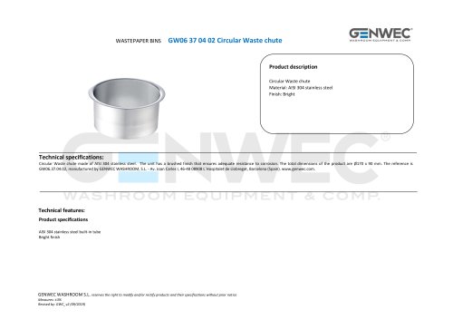 GW06 37 04 02 Circular Waste chute