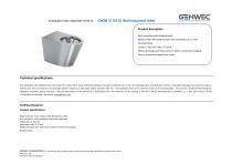 GW08 57 04 01 Wall mounted toilet
