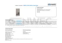 GW09 11 04 01 Built-in hand dryer