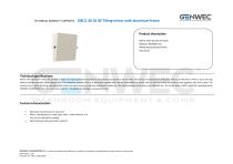 GW11 66 02 00 Tilting mirror with aluminum frame