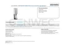 GW13 20 04 01 Behind fixed mirror automatic soap dispenser