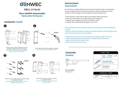 Installation manual  GW11 27 04 01