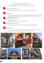 Prefabricated add-on balcony systems-2