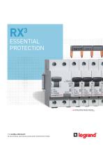 RX³ BROCHURE: ESSENTIAL PROTECTION: PRONG-TYPE SUPPLY BUSBAR MCBs AND RCCBs - 1