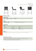 Mila bar stool | Global balance - 1