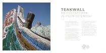 Teakwall brochure English - 3