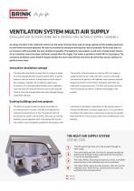 VENTILATION SYSTEM MULTI AIR SUPPLY - 1