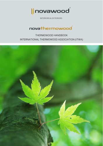 THERMOWOOD HANDBOOK INTERNATIONAL THERMOWOOD ASSOCIATION (ITWA)