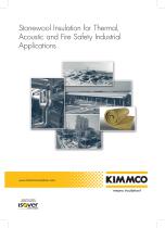 KIMMCO Stonewool Insulation for Thermal, Acoustic and Fire Safety Building Applications Catalogue-1