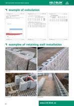 Original certified system for application in retaining walls GWS - 13