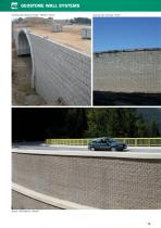 Original certified system for application in retaining walls GWS - 14