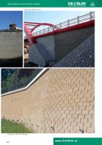 Original certified system for application in retaining walls GWS - 15