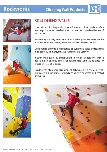 BOULDERING WALLS