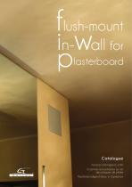 flush-mount in-wall for plasterboard