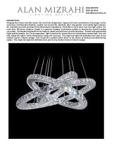 AM6123 THE LED CIRCLE SUSPENSION CRYSTAL PENDANT LIGHT 3 RINGS-2