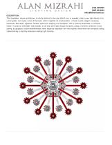 JR2037 ZENITH CLEAR AND RED CHANDELIER-2