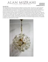 KA1306 BELGIAN SNOWFLAKE CHANDELIER-2