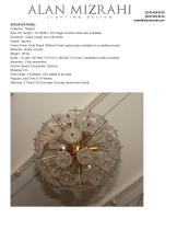 KA1306 BELGIAN SNOWFLAKE CHANDELIER-3