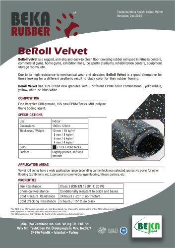 BEROLL VELVET 20% EPDM