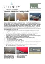 Decorative Acoustic Ceiling Panels - 1