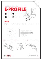 Window Seal E-Profile Technical Sheet - 1