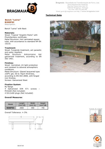 Bench “Leiria”