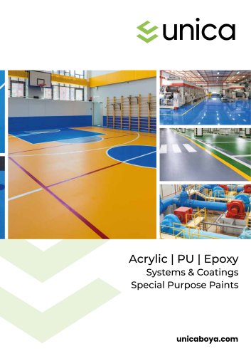 UNICA - ACRYLIC-PU-EPOXY -SYSTEMS AND COATINGS